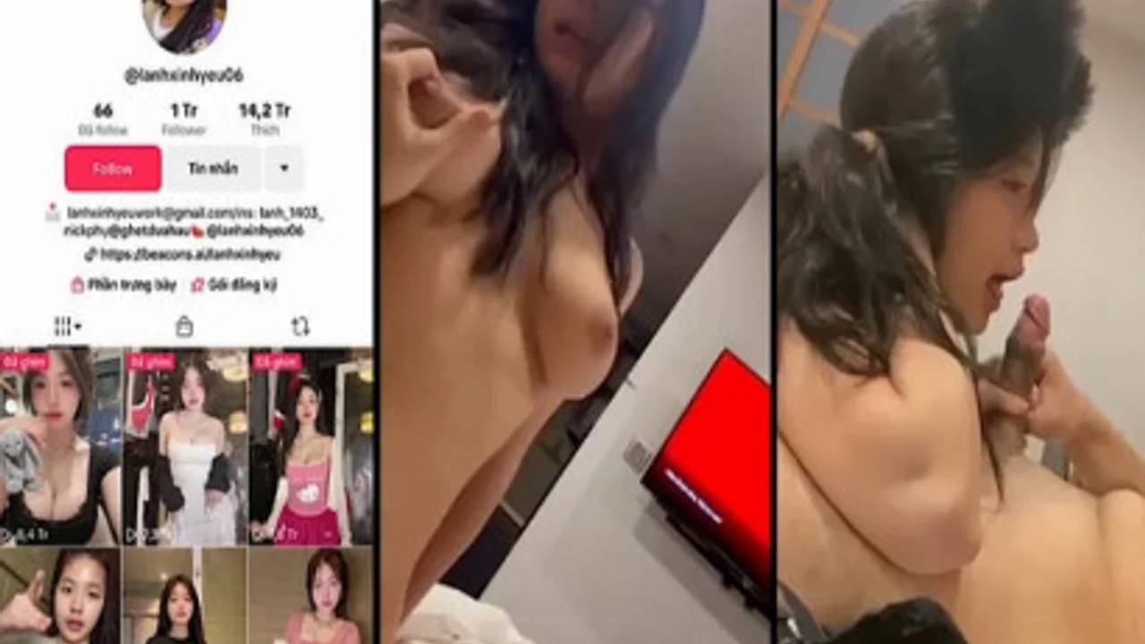 Ảnh xem trước video Lộ clip sex lanhxinhyeu06 Tiktoker 1Tr Follow